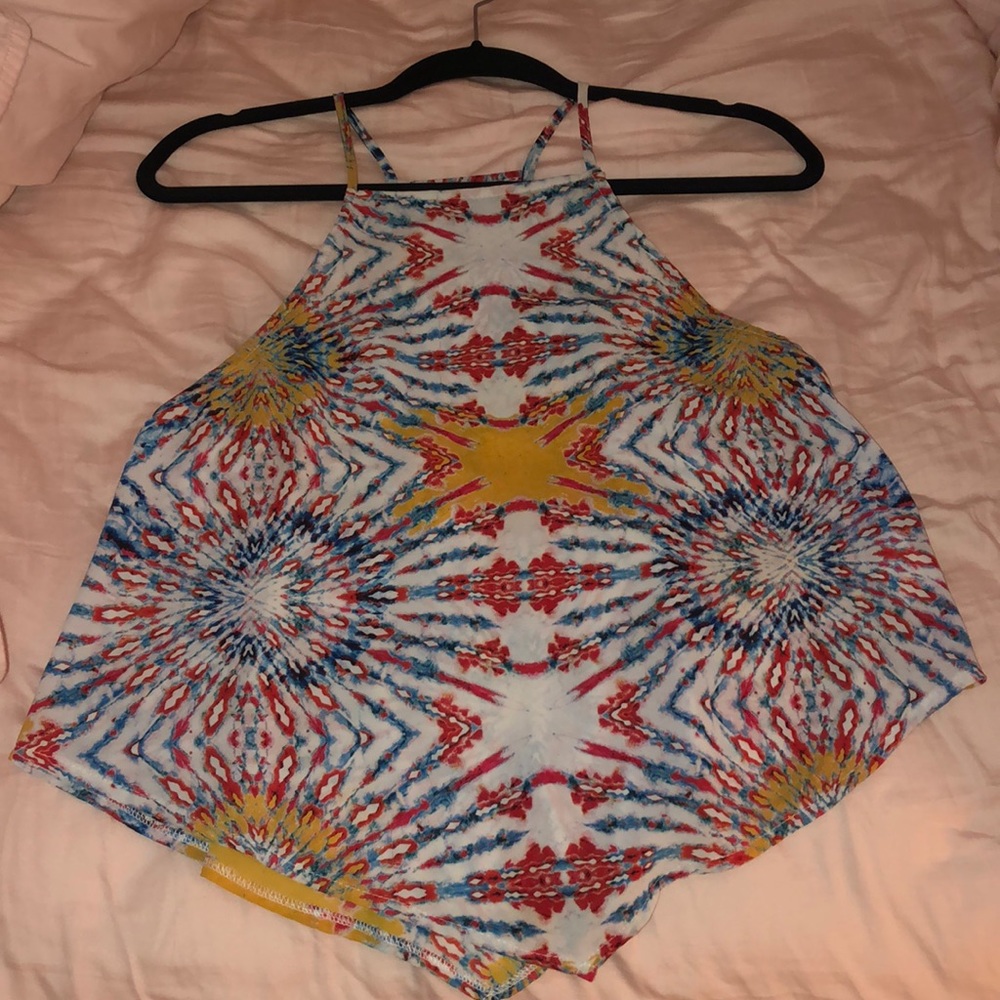 Multicolored High Neck Tank - Picture 2 of 3